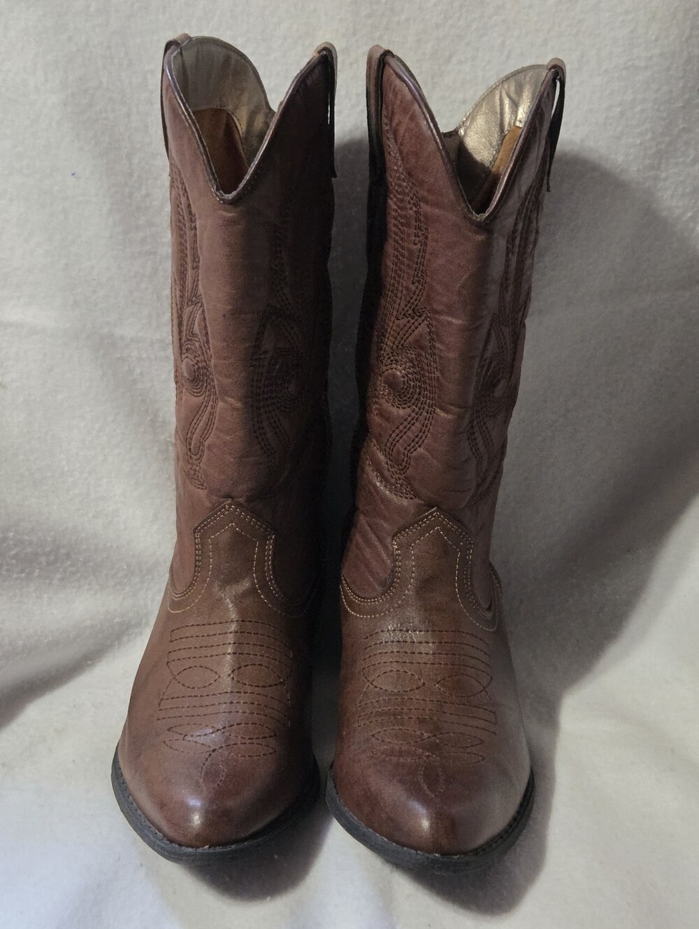 Coconuts Brown Western Cowboy Boots